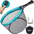 Foldable Fly Fishing Landing Net - Blue, Lightweight Portable Trout Net