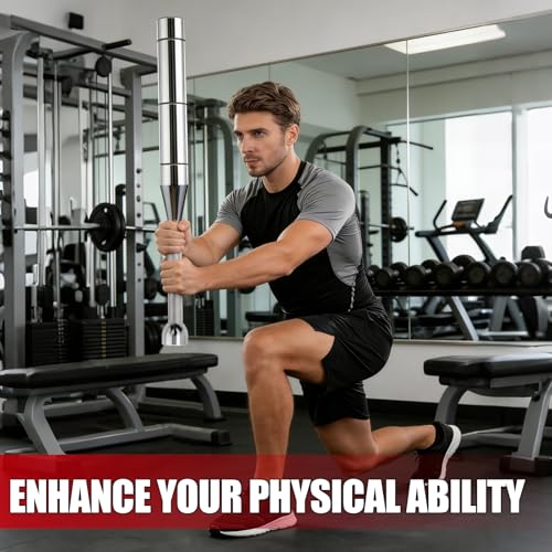 UiDDrout 6-in-1 Adjustable Steel Macebell Set – 17.5LB Full Body Strength Training Equipment