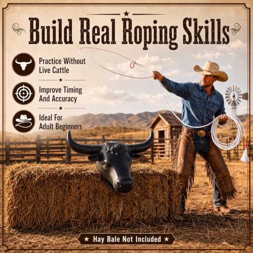 20-Inch Roping Dummy Set with Bag | Calf Roping Practice Kit for Beginners