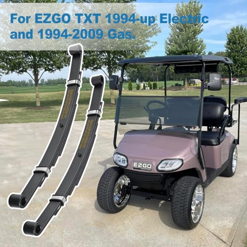 Heavy Duty Rear Leaf Spring Bushings & Sleeves for EZGO TXT 1994-Up - Durable Suspension Parts