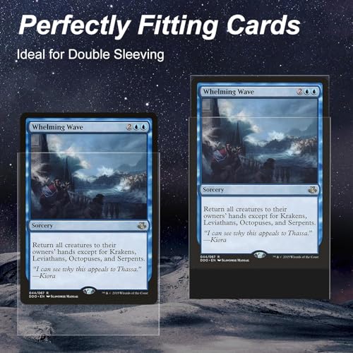 Clear 10000 Pack Card Sleeves - Perfect Fit Inner Sleeves for MTG TCG Gaming Cards