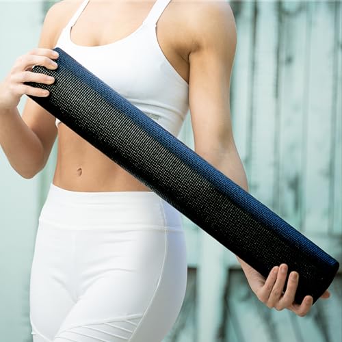 Black 16-Pack 3mm Bulk Yoga Mats - Non-Slip, Cushioned, Easy to Maintain