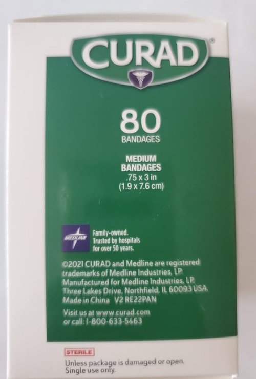 Curad Adhesive Bandages - Sheer Regular Size, 80-Count Boxes | Pack of 6 for Ultimate Protection
