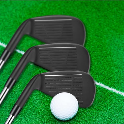 XINGGM Left-Handed Golf Irons Set 2 Pcs Premium Steel Shaft for Men, Stiff Flex