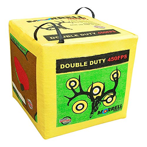 Morrell Double Duty 450 FPS Cube Field Point Archery Target - Yellow (Variation 1)