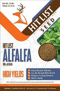 No Till Alfalfa Food Plot Seeds for Deer - 1/2 Acre (10 lbs) - Perennial, Heavy Browsing Tolerance