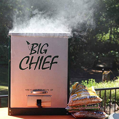 Electric Smoker for Food - Big Chief Front Load 50 lb Capacity, Steady 165°F
