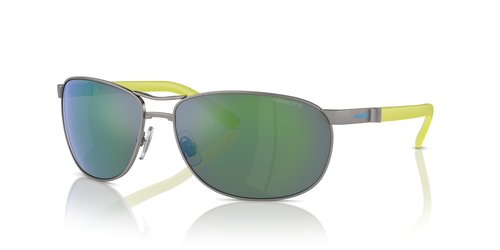 ARNETTE Sunglasses AN 3090 745/8N Belgrano Matte Gunmetal Green