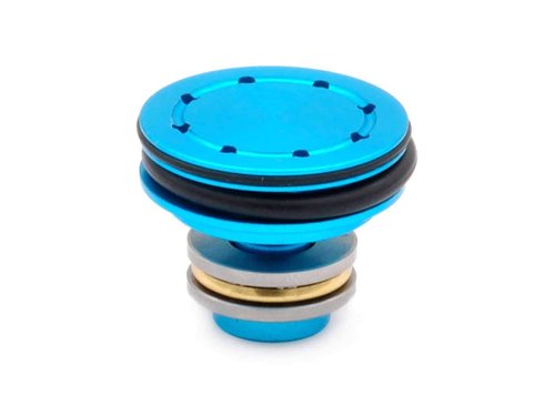 AOLS Piston Head with Ball Bearing Double O Ring Type - Blue
