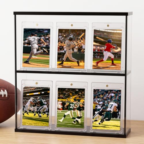 Ultra Slim Magnetic Card Holder 35pt Waterproof UV Protection for Trading & Sports Cards
