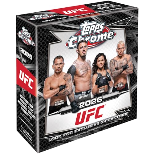 2026 Topps Chrome UFC Trading Card Mega Box Factory Sealed