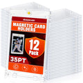 Ultra Slim Magnetic Card Holder 35pt Waterproof UV Protection for Trading & Sports Cards