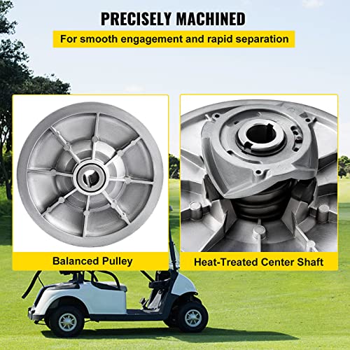 Golf Cart High Torque Driven Clutch 8x8x3.8 Inches Silver Replacement