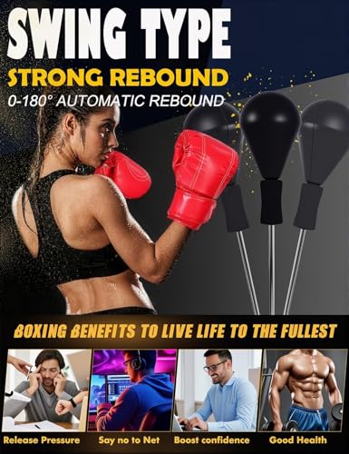 Sfeoot Style5 Adjustable Freestanding Punching Bag with Stand – Speed Reflex Boxing