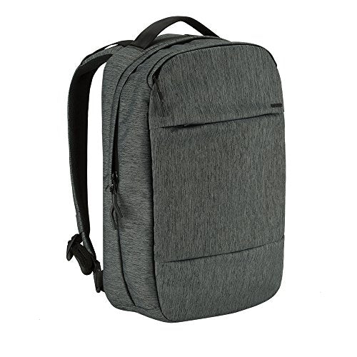 Incase Compact City Backpack Heather Black - 18L Tech Laptop Bag for Work & School