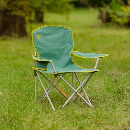 Teal Meadow 2 Pack Folding Camping Chair with Cupholder - Durable Indoor & Outdoor Seat