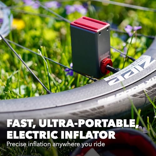 Mini Electric Bicycle Pump Micro - Rechargeable Digital Tire Inflator with Auto Shut-Off
