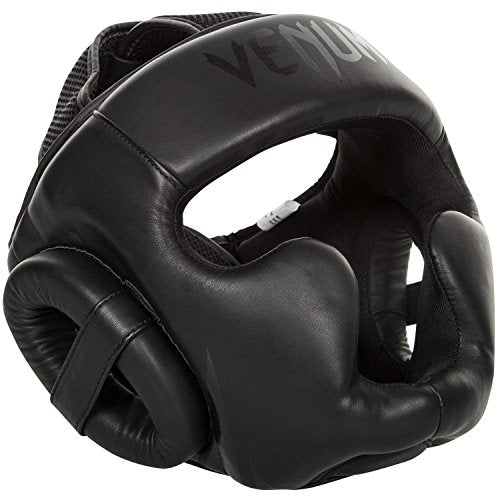 Venum Challenger 2.0 Boxing Headgear - Black, Lightweight, Contoured Foam