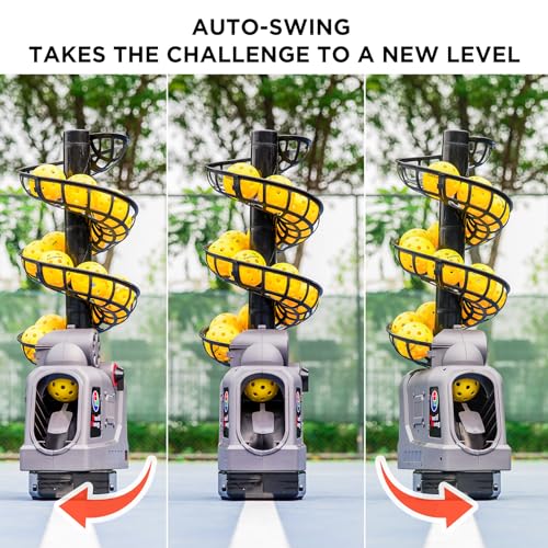 Pickleball Machine for Beginners - Adjustable Ball Launcher & Practice