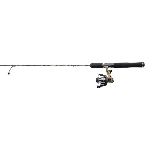 Ugly Stik 6’6” Camo Spinning Fishing Rod and Reel Spinning Combo, Ugly Tech Construction with Clear Tip Design, 6’6” 2-Piece Rod