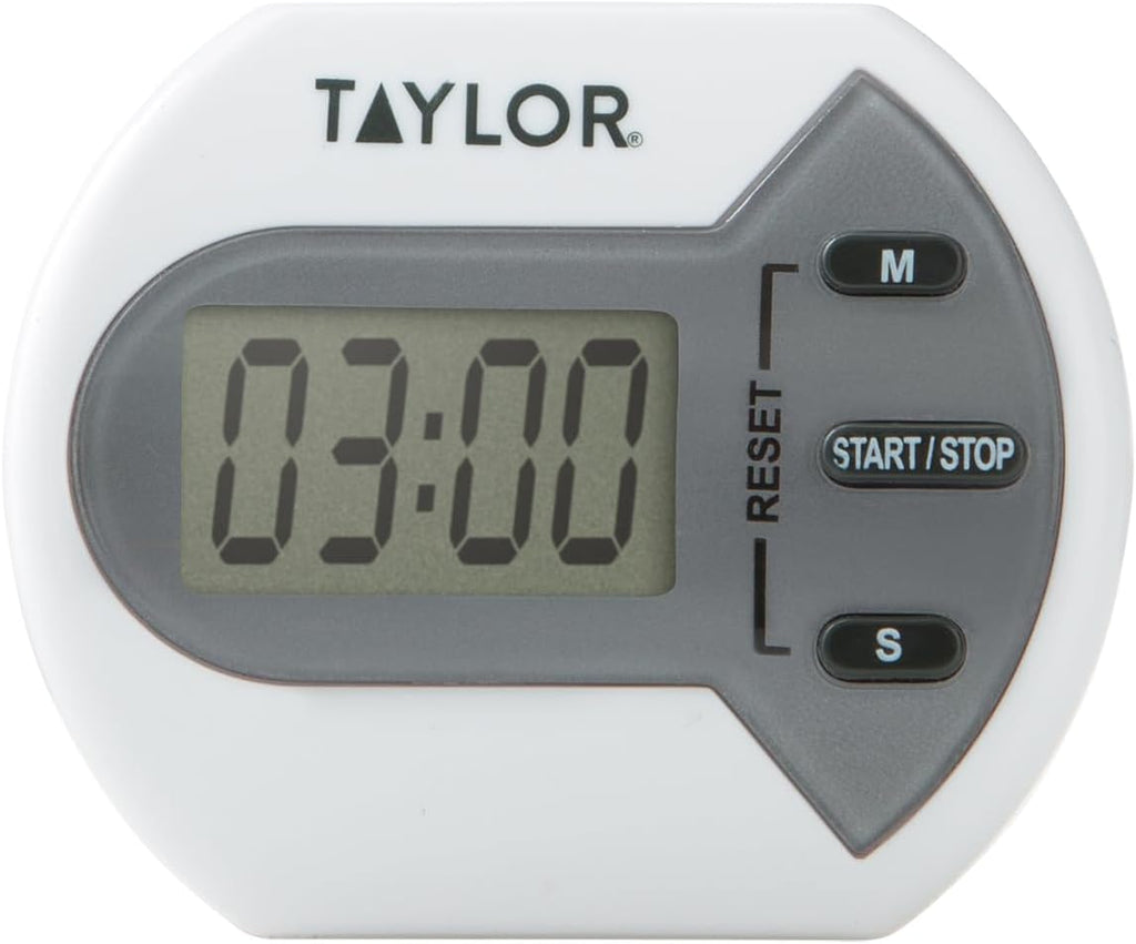 Taylor Digital Timer - Counts Up and Down for School, Learning, Projects & Kitchen Tasks