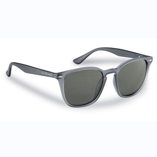 Flying Fisherman Muriel Polarized Sunglasses, Matte Crystal Blue Frames, Smoke Lenses for Fishing, Boating, Outdoor Sports, 100% UV Protection