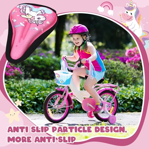 Kids Bicycle Seat Cover 8x5.7 Inch Water Dust Resistant Breathable Foam
