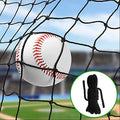 15x20ft Heavy Duty Nylon Baseball Backstop Nets - Impact-Resistant Sports Barrier