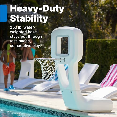 Outdoor/Indoor Pool Basketball Hoop - 4.5 Ft Waterproof Patio Sport Set