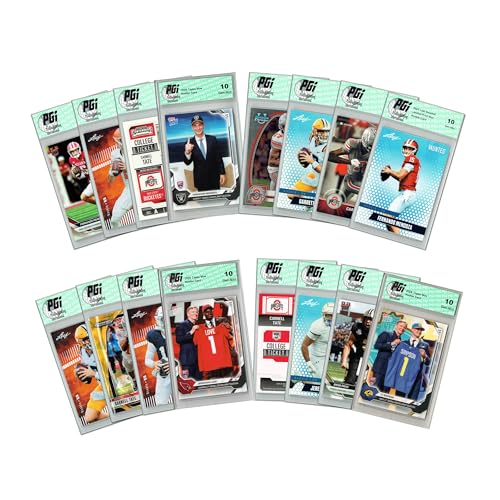 2026 Pro Football Rookie Card Set - 4 PGI 10 Graded Cards, Rare Draft Picks