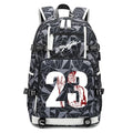 Txiujou Student Basketball Backpack 23, Laptop Travel Bag for Men & Women - Grey-B