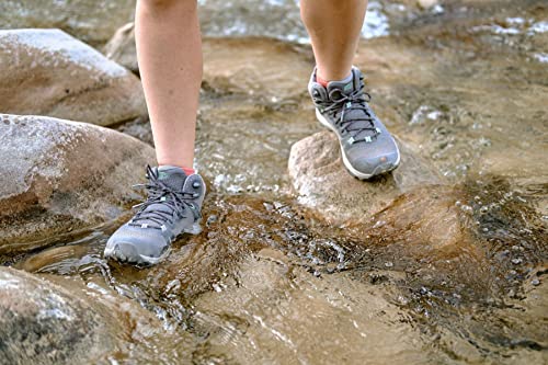 KEEN Women's Terradora 2 Waterproof Mid Hiking Boots - 7.5 Magnet/Ocean Wave