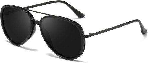 IGnaef Polarized Aviator Sunglasses for Women - Tangle-Free, UV Protection, Trendy Oversized Shades