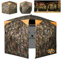 5-Sided Deer Hunting Blind with 360° See-Through Mesh & Large Interior Space