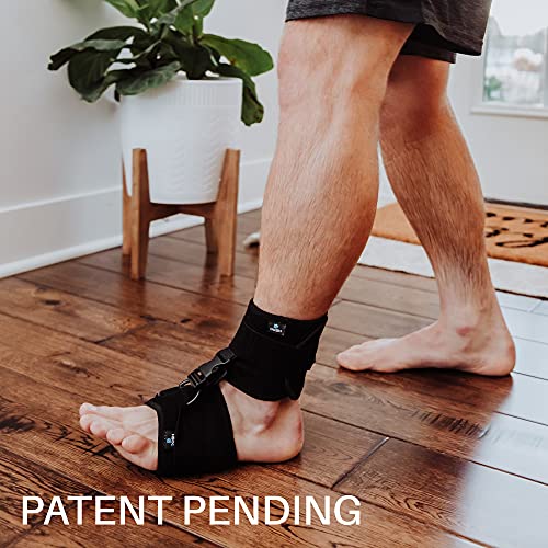 Dosh AFO Foot Drop Brace - Drop Foot Brace for Walking - AFO - Unisex (Black)