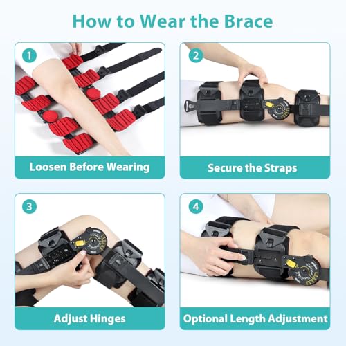 Gambo Hinged Knee Brace for ACL MCL PCL Injuries & Arthritis Support