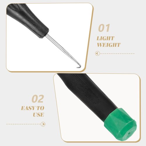 POPETPOP Badminton Stringing Machine Tool with Durable Hook 5.03In Indoor Racket Stringing Equipment for Professional Badminton Racket Supply and Precise Stringing Grip