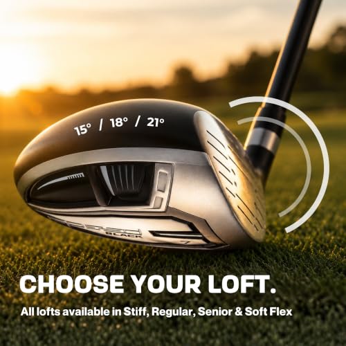 Stiff Flex 7 Wood Golf Fairway Wood - 21 Degrees Men’s Distance Club