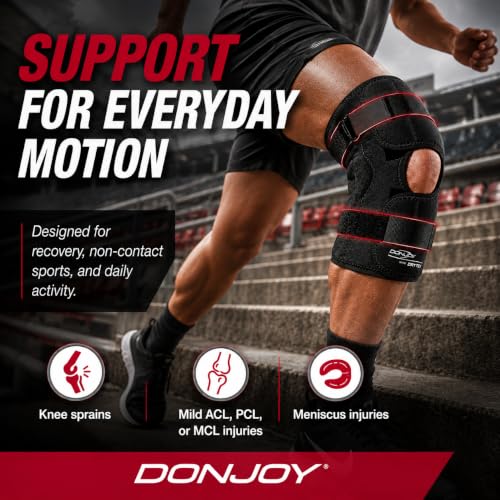 DonJoy Drytex Sport Knee Brace Large - Knee Support for Injuries & Sports