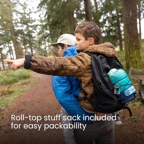 Rumpl Seascape Ridge Mountains Puffy Throw Blanket - Compact & Water-Resistant