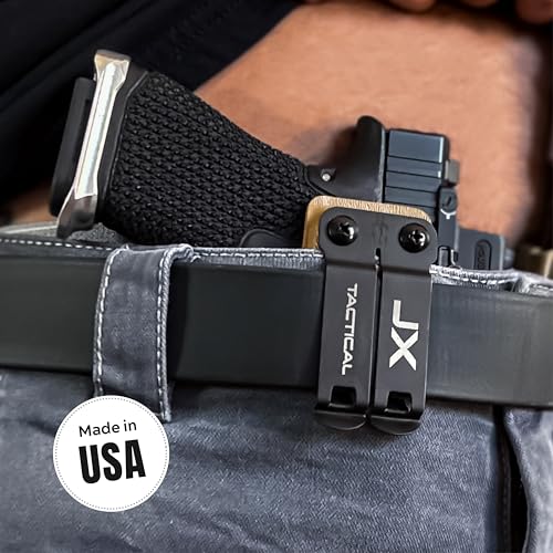 JX Tactical IWB Concealed Carry Holster for Sig Sauer P365X Macro in Black with Monoblock Clip