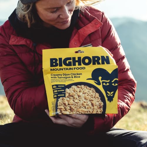 BIGHORN Mountain Food Creamy Dijon Chicken with Tarragon & Rice - 4 Pack