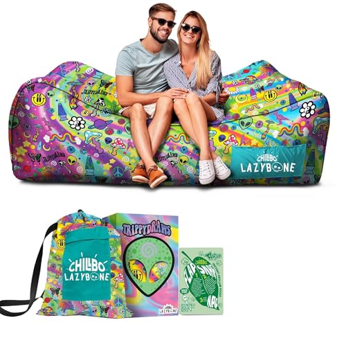 Chillbo Trippydraws Extra Large Inflatable Lounger for Camping & Outdoors