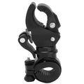 Flashlight Mount Holder for Bike Handlebar/Stroller, Bike Flashlight Holder 360º Rotation Plastic,Bicycle Front Torch Mount