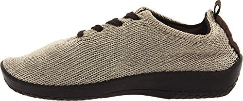 Arcopedico Women's LS 1151 Lace-Up Support Shoes - Beige, Size 6.5, Vegan, Travel-Friendly