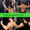 Home Gym Fitness Rowing T-bar V-bar Pulley Cable Machine Attachment, Bicep Curl Tricep Lat pulldown Bar Back Strength Training Handle Grips Lat Pull Down Bar for Seat Row Workout