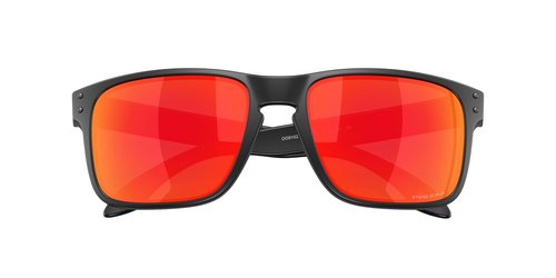 Oakley Holbrook 9102 Sunglasses (Matte Black, Prizm Ruby)
