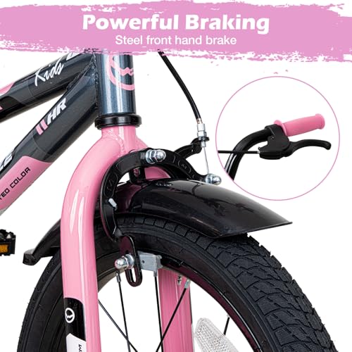 Kids 16 Inch Bicycle for Boys and Girls Pinkblack – Beginner Friendly, Lightweight Frame