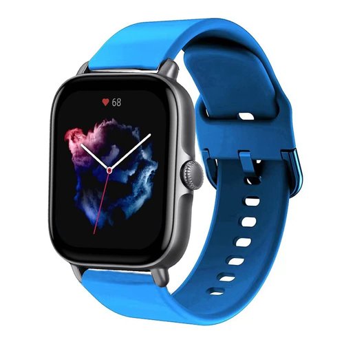 ViCRiOR 6 Pack Bands for Amazfit GTS 4/4 Mini/3/2/2e/2 Mini - Soft Silicone Sport Replacement Strap for Amazfit Bip 3 Pro/3/Bip U Pro/Lite/S Lite - Women & Men