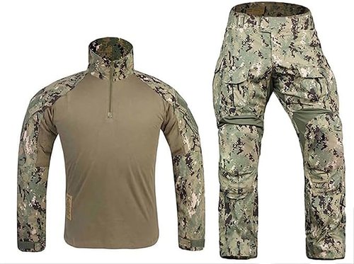 EMERSONGEAR Gen3 Military Paintball Suit - Tactical BDU Pants & Shirt with Knee Pads | Durable Design